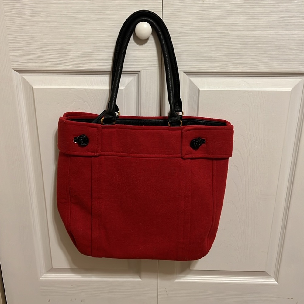 Woman Red Hand Bag - Picture 2 of 6
